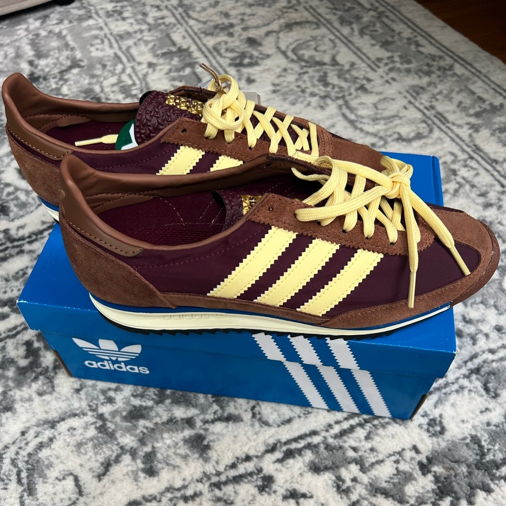 BNWT Adidas SL 72 OG Maroon / Brown